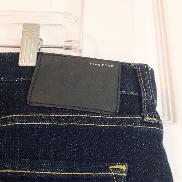 Five Four Dark Wash Blue Denim Relaxed Straight Jeans 38 - Picture 14 of 16